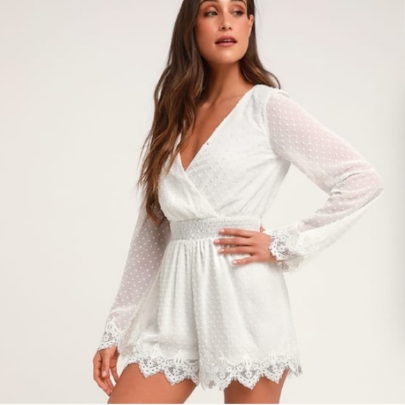 lulu white romper